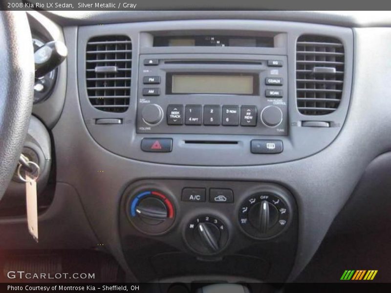 Silver Metallic / Gray 2008 Kia Rio LX Sedan