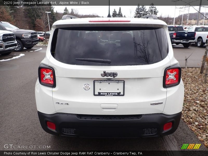 Alpine White / Black 2020 Jeep Renegade Latitude 4x4