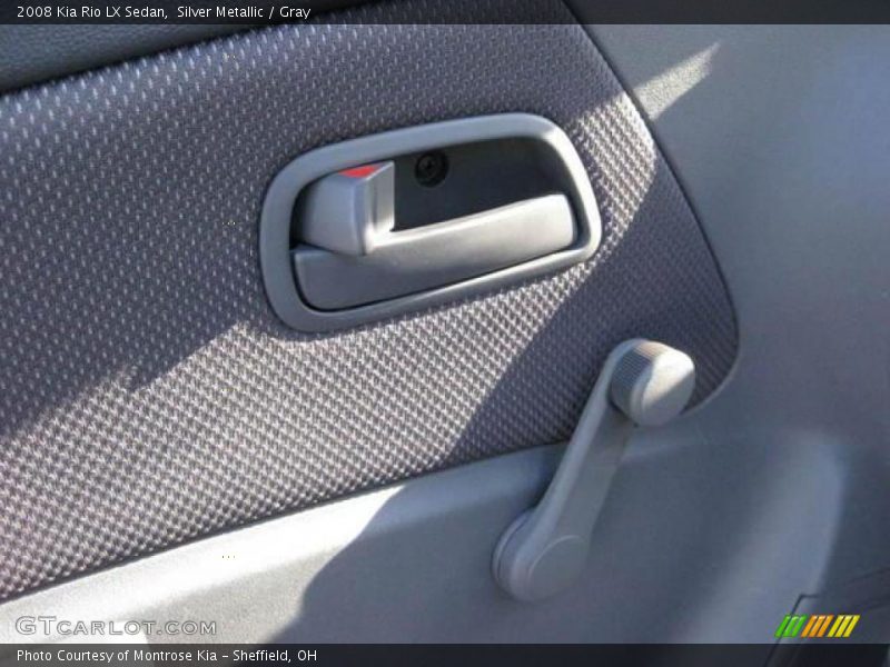 Silver Metallic / Gray 2008 Kia Rio LX Sedan
