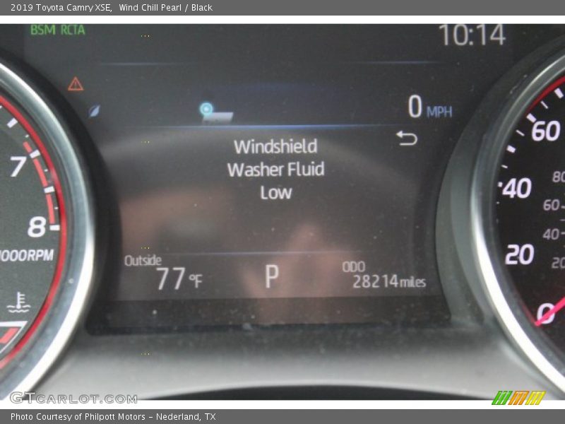Wind Chill Pearl / Black 2019 Toyota Camry XSE