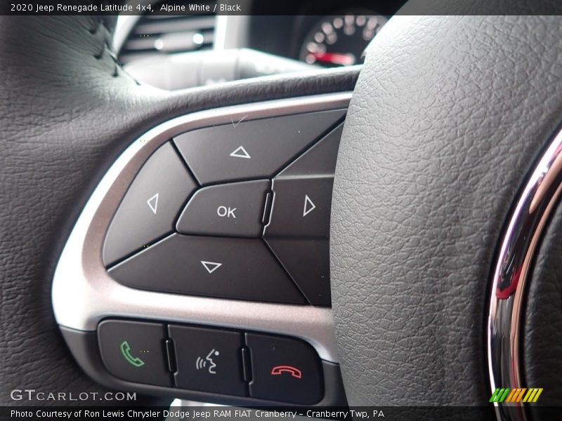 Alpine White / Black 2020 Jeep Renegade Latitude 4x4