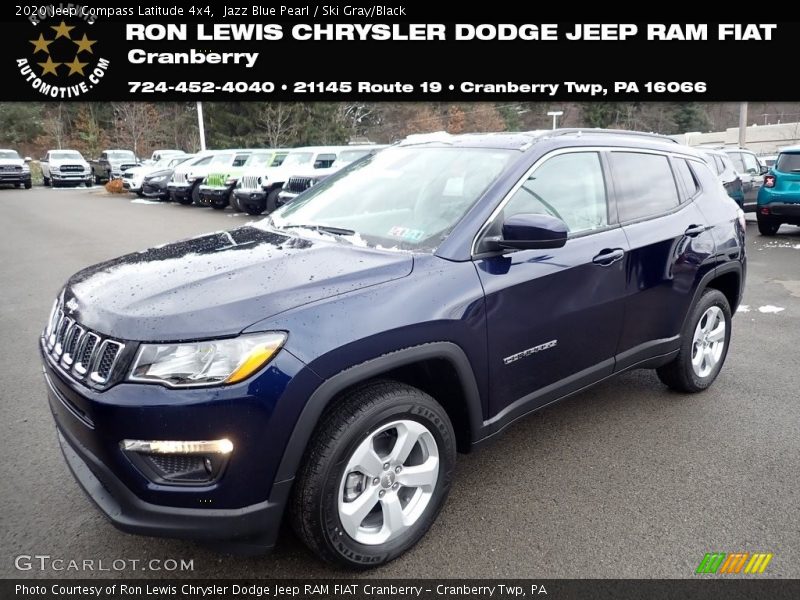 Jazz Blue Pearl / Ski Gray/Black 2020 Jeep Compass Latitude 4x4