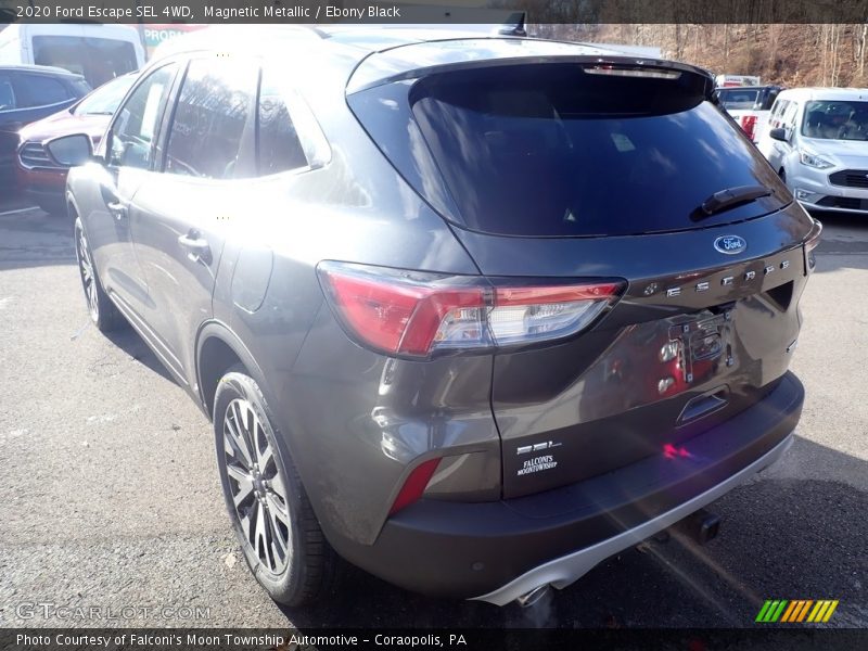 Magnetic Metallic / Ebony Black 2020 Ford Escape SEL 4WD