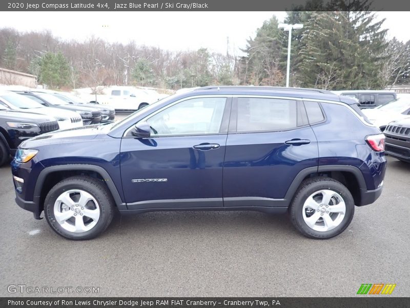 Jazz Blue Pearl / Ski Gray/Black 2020 Jeep Compass Latitude 4x4