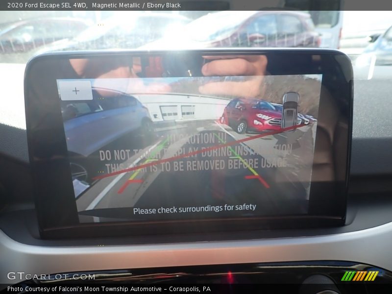 Magnetic Metallic / Ebony Black 2020 Ford Escape SEL 4WD