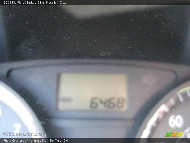 Silver Metallic / Gray 2008 Kia Rio LX Sedan