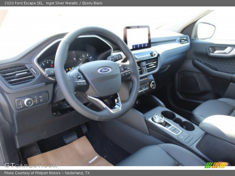 Ingot Silver Metallic / Ebony Black 2020 Ford Escape SEL