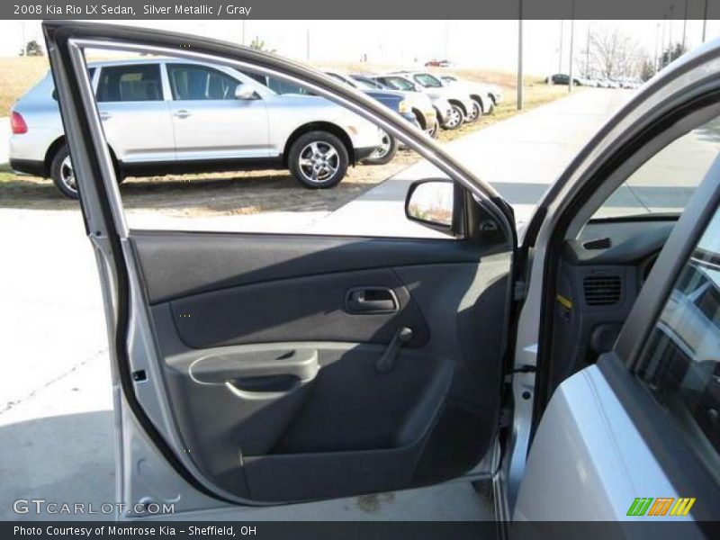 Silver Metallic / Gray 2008 Kia Rio LX Sedan