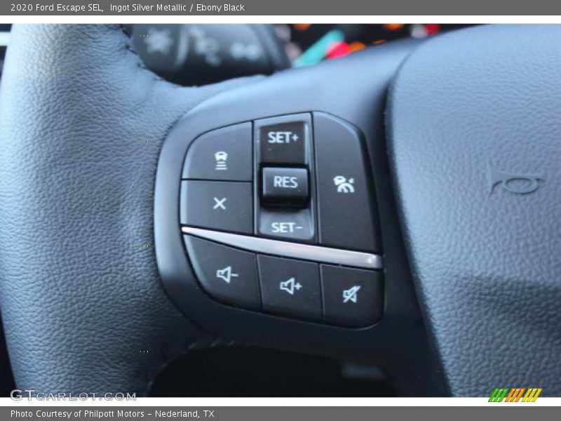 Ingot Silver Metallic / Ebony Black 2020 Ford Escape SEL