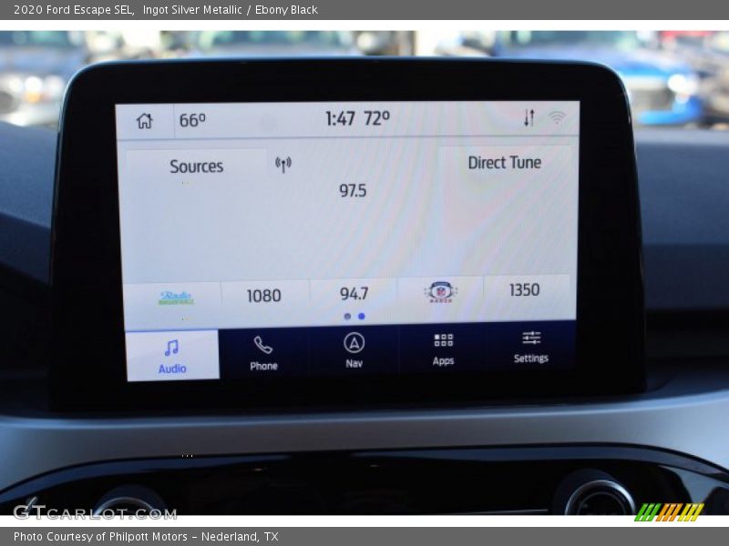 Ingot Silver Metallic / Ebony Black 2020 Ford Escape SEL