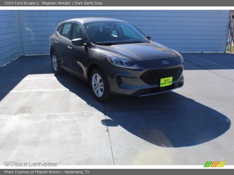 Magnetic Metallic / Dark Earth Gray 2020 Ford Escape S