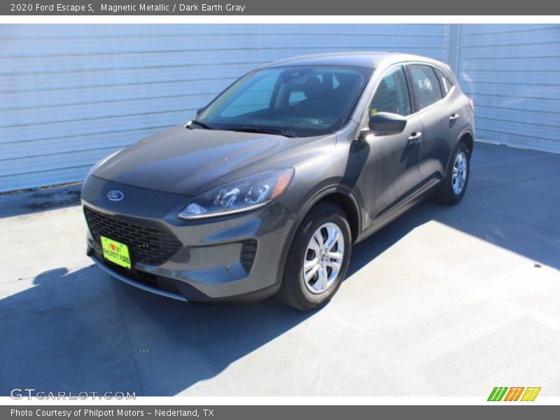 Magnetic Metallic / Dark Earth Gray 2020 Ford Escape S