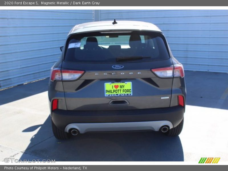Magnetic Metallic / Dark Earth Gray 2020 Ford Escape S