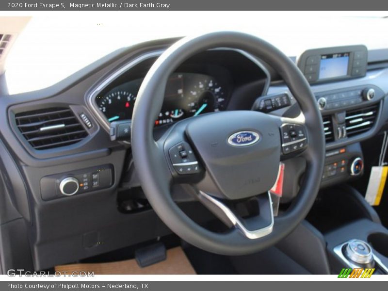Magnetic Metallic / Dark Earth Gray 2020 Ford Escape S