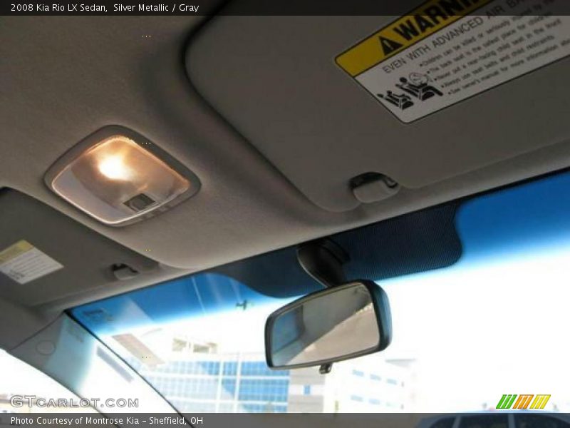 Silver Metallic / Gray 2008 Kia Rio LX Sedan