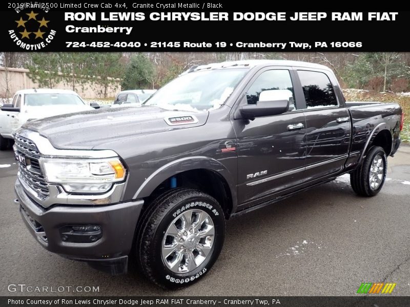 Granite Crystal Metallic / Black 2019 Ram 2500 Limited Crew Cab 4x4