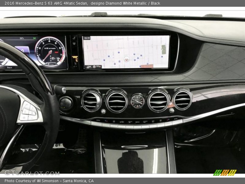 designo Diamond White Metallic / Black 2016 Mercedes-Benz S 63 AMG 4Matic Sedan
