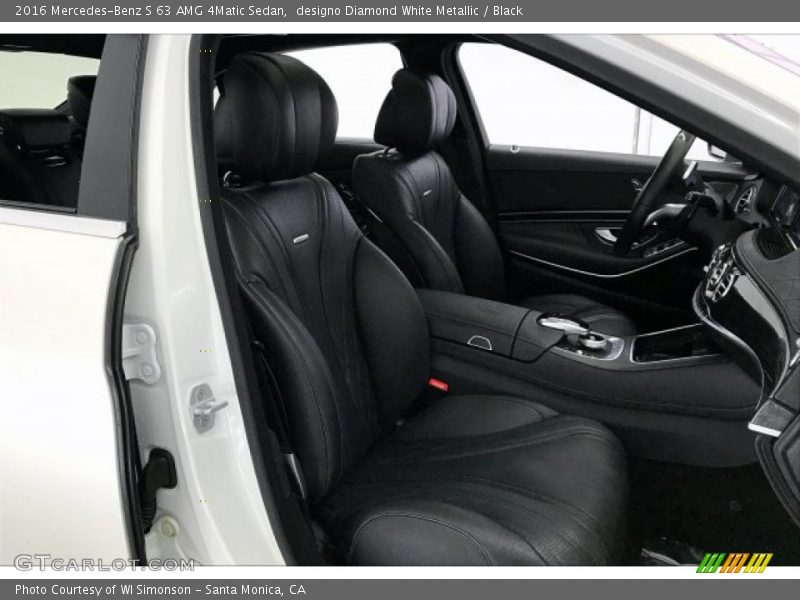 designo Diamond White Metallic / Black 2016 Mercedes-Benz S 63 AMG 4Matic Sedan