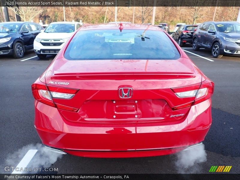 Radiant Red Metallic / Black 2020 Honda Accord Sport Sedan