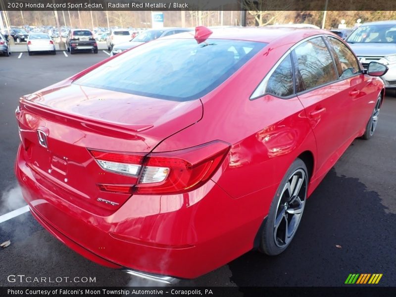 Radiant Red Metallic / Black 2020 Honda Accord Sport Sedan
