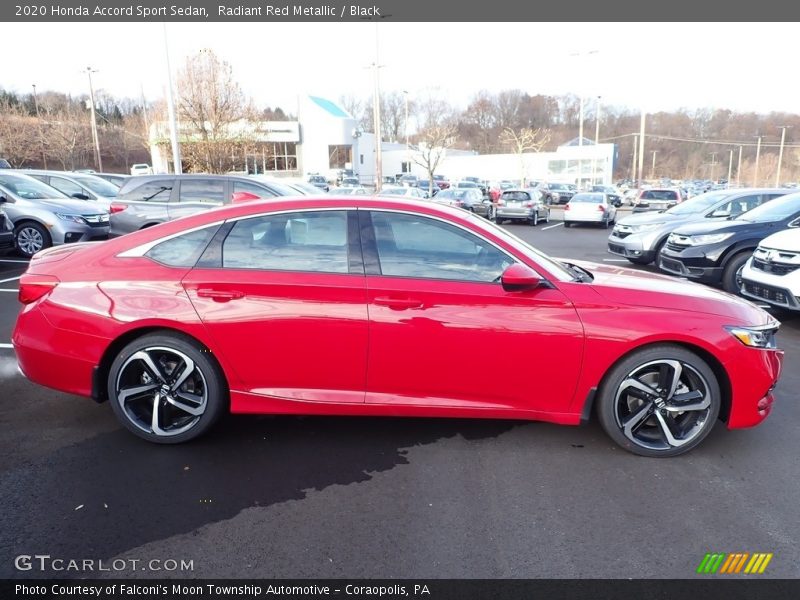 Radiant Red Metallic / Black 2020 Honda Accord Sport Sedan