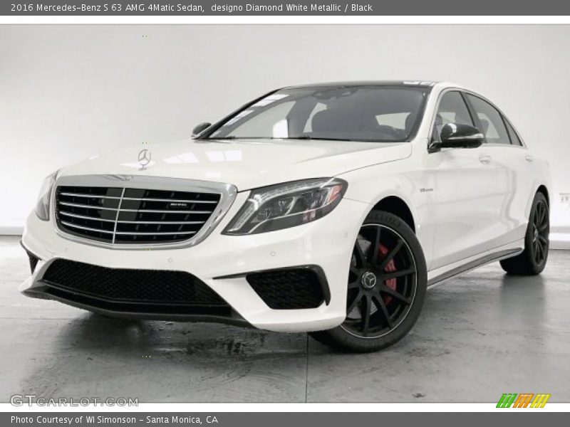 Front 3/4 View of 2016 S 63 AMG 4Matic Sedan