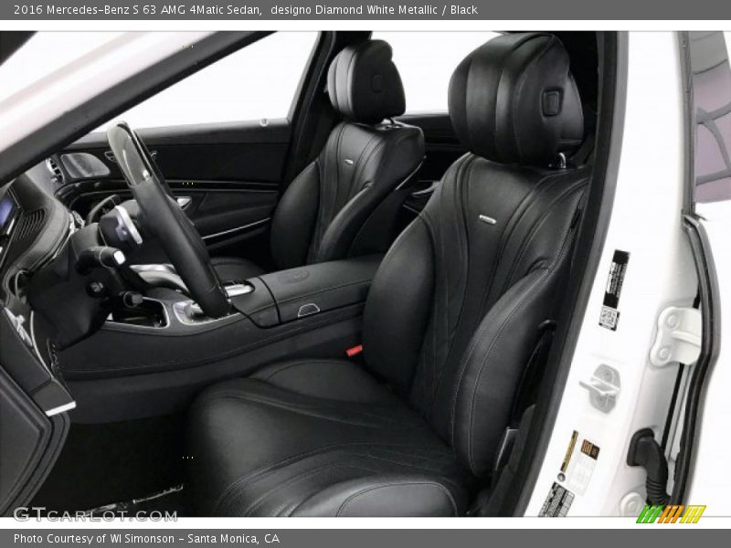Front Seat of 2016 S 63 AMG 4Matic Sedan