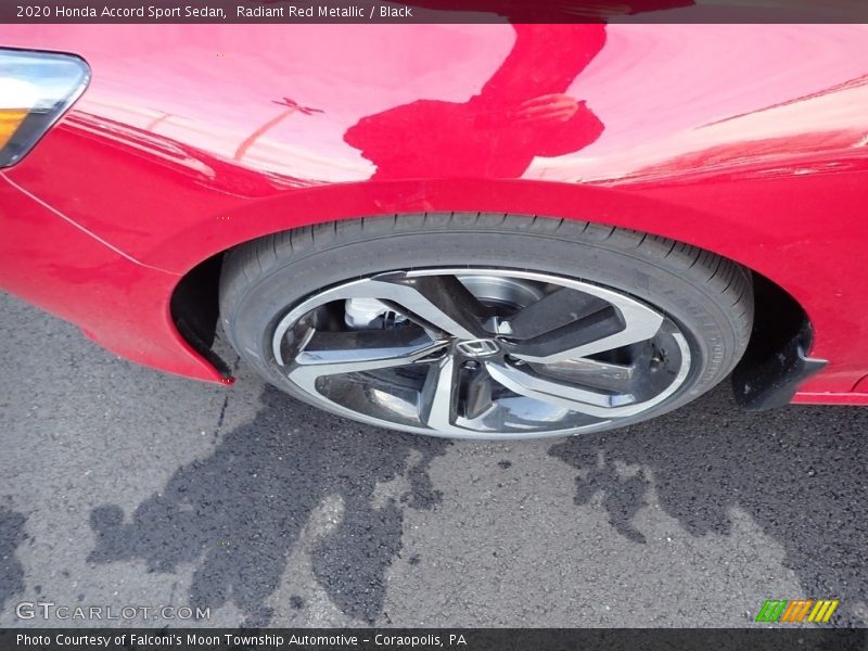 Radiant Red Metallic / Black 2020 Honda Accord Sport Sedan