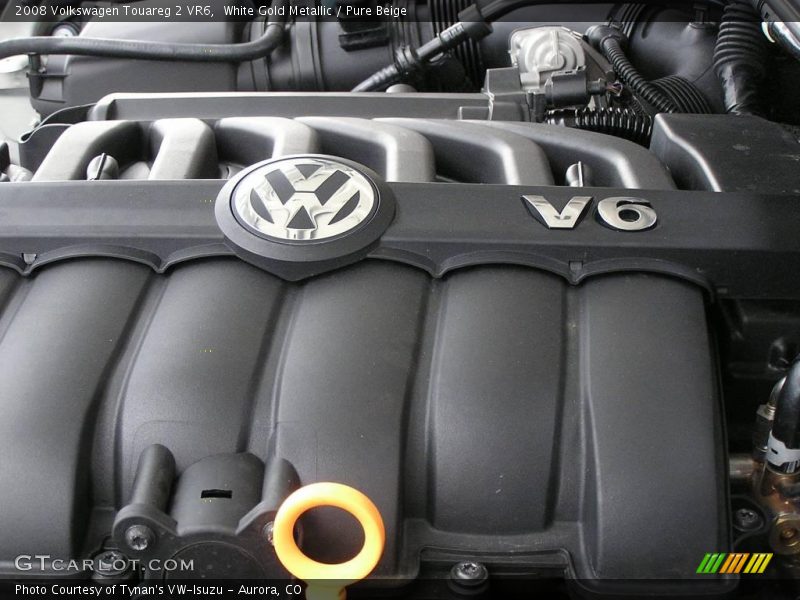 White Gold Metallic / Pure Beige 2008 Volkswagen Touareg 2 VR6