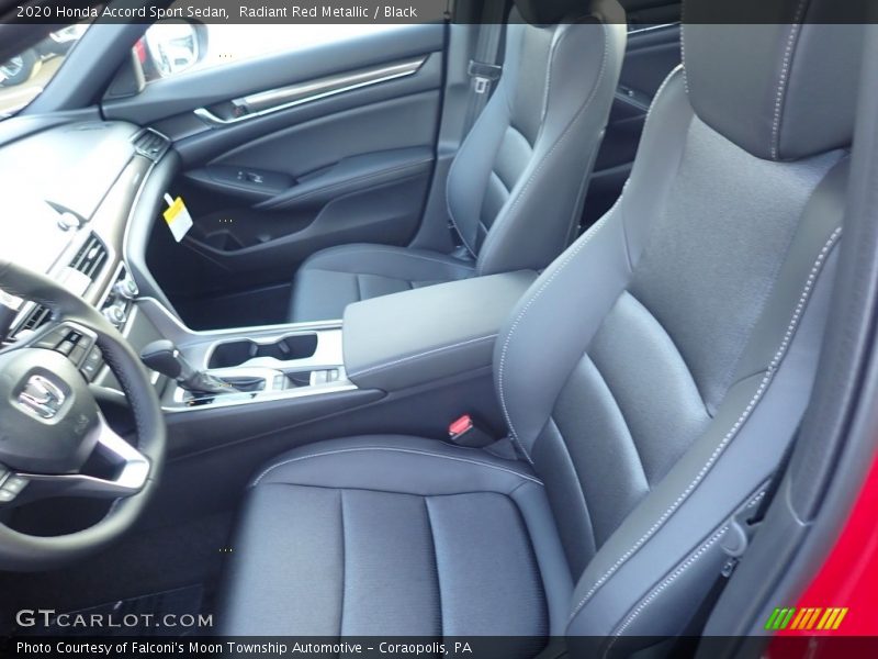 Radiant Red Metallic / Black 2020 Honda Accord Sport Sedan