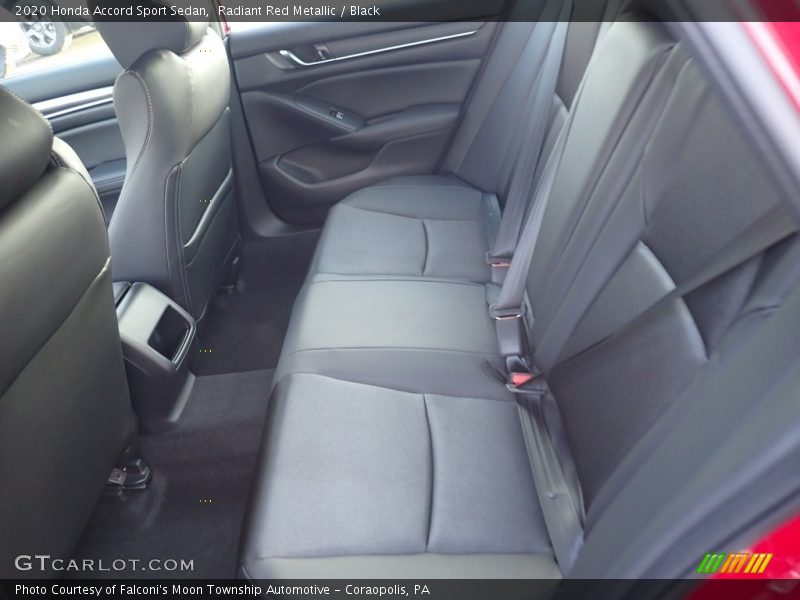 Radiant Red Metallic / Black 2020 Honda Accord Sport Sedan