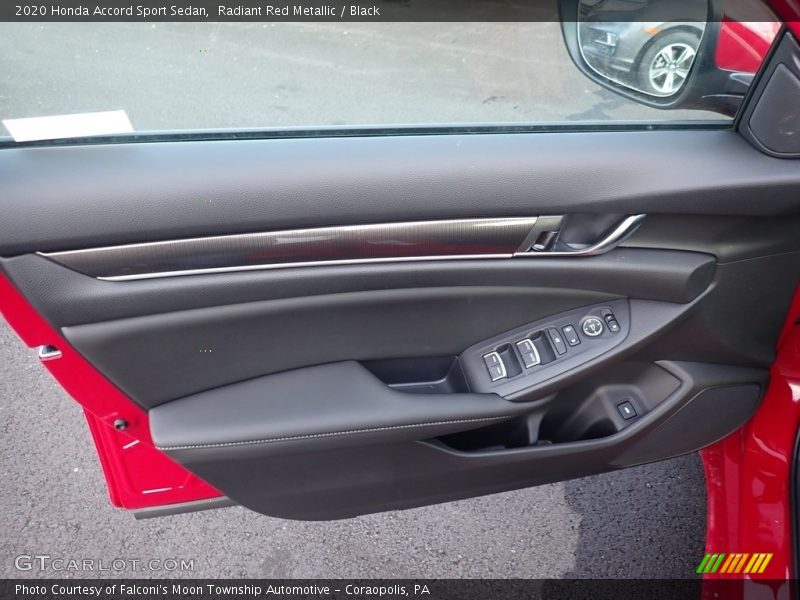 Radiant Red Metallic / Black 2020 Honda Accord Sport Sedan