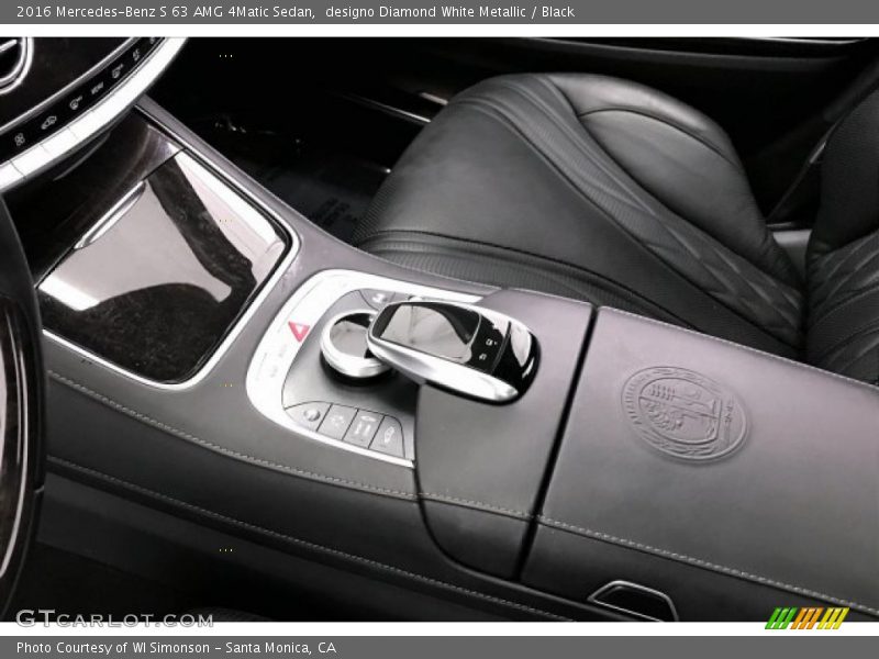 designo Diamond White Metallic / Black 2016 Mercedes-Benz S 63 AMG 4Matic Sedan