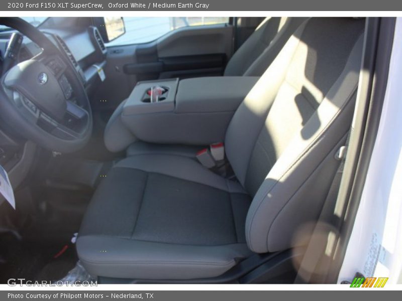 Oxford White / Medium Earth Gray 2020 Ford F150 XLT SuperCrew