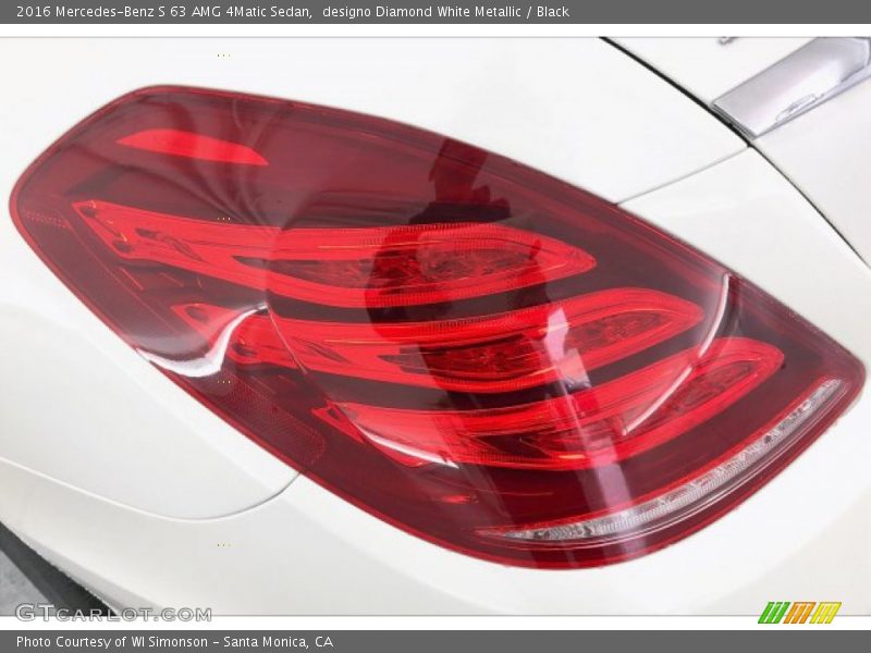 designo Diamond White Metallic / Black 2016 Mercedes-Benz S 63 AMG 4Matic Sedan