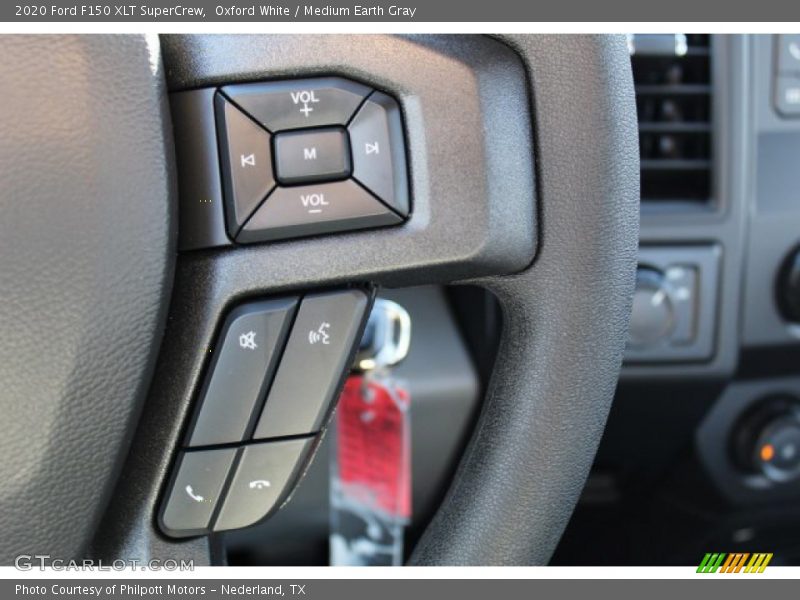 Oxford White / Medium Earth Gray 2020 Ford F150 XLT SuperCrew
