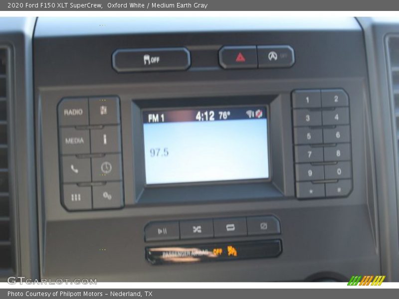 Oxford White / Medium Earth Gray 2020 Ford F150 XLT SuperCrew