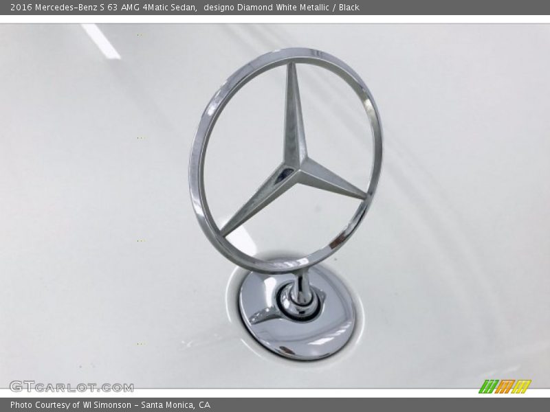 designo Diamond White Metallic / Black 2016 Mercedes-Benz S 63 AMG 4Matic Sedan