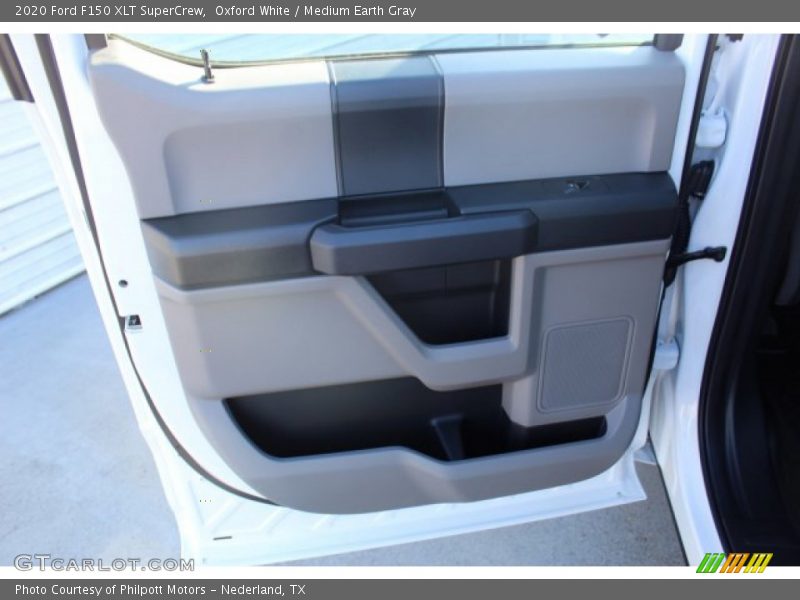 Oxford White / Medium Earth Gray 2020 Ford F150 XLT SuperCrew