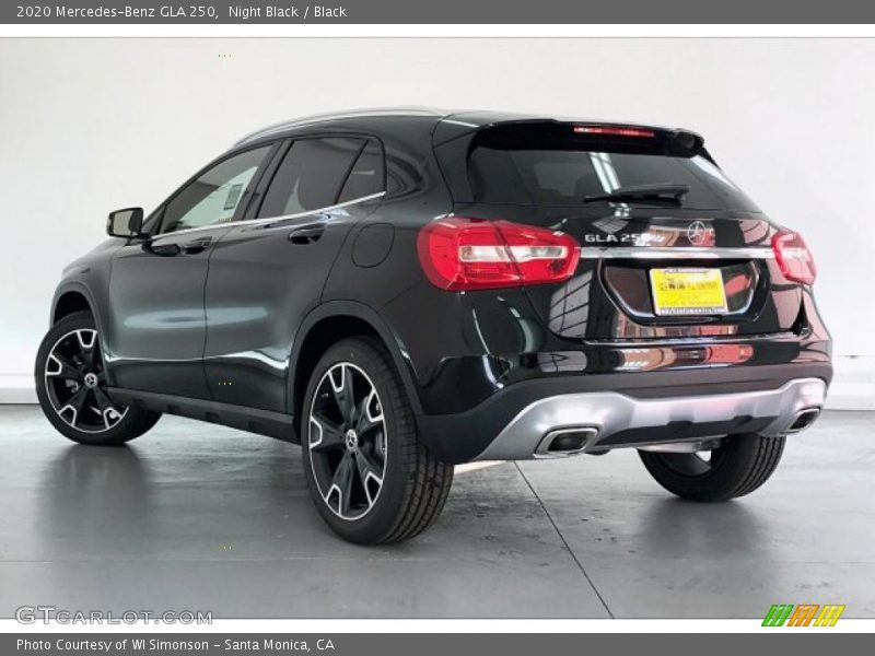 Night Black / Black 2020 Mercedes-Benz GLA 250