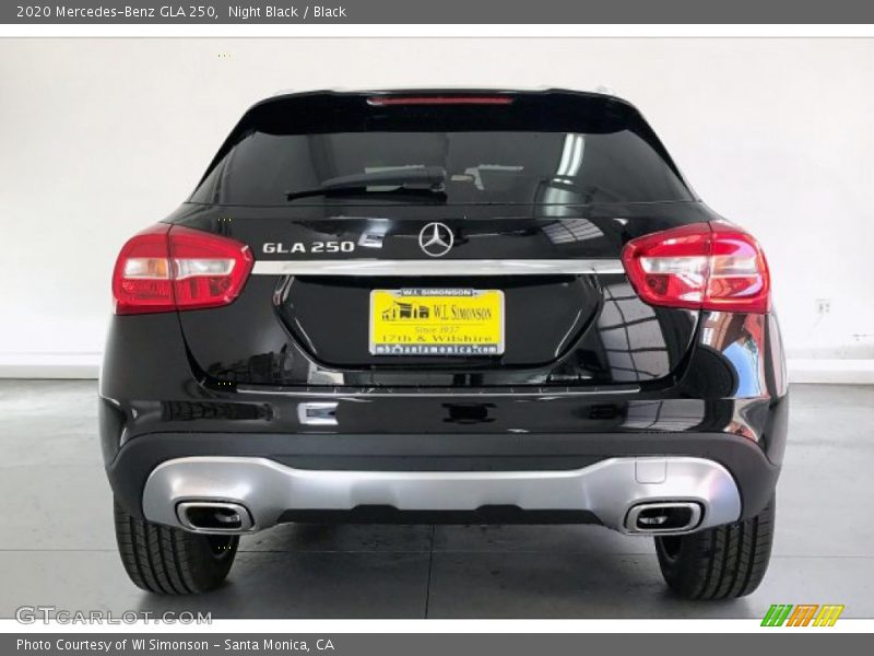 Night Black / Black 2020 Mercedes-Benz GLA 250