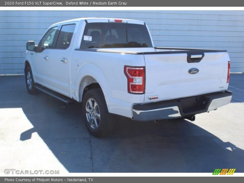 Oxford White / Medium Earth Gray 2020 Ford F150 XLT SuperCrew