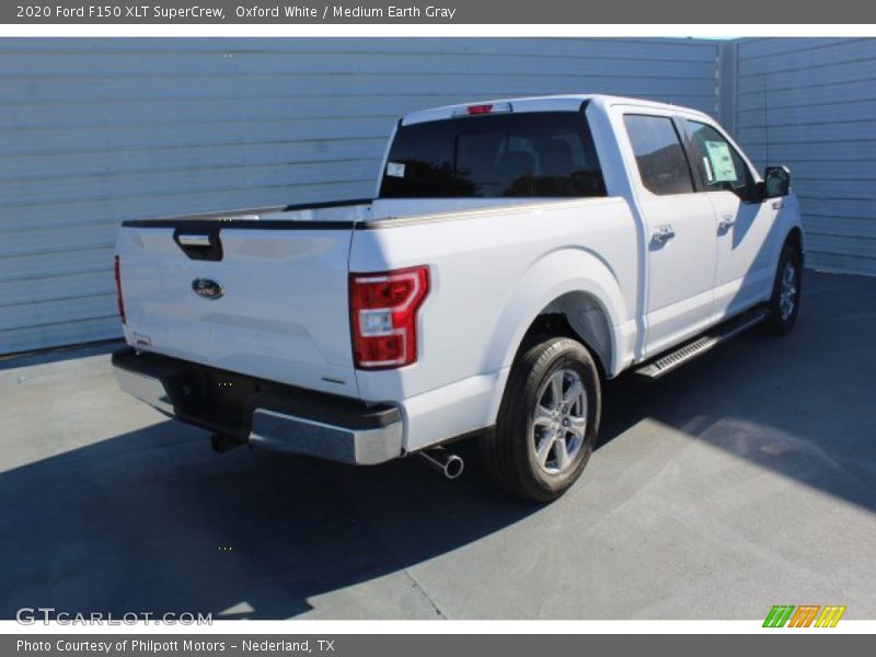 Oxford White / Medium Earth Gray 2020 Ford F150 XLT SuperCrew