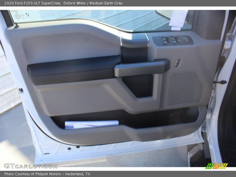Oxford White / Medium Earth Gray 2020 Ford F150 XLT SuperCrew