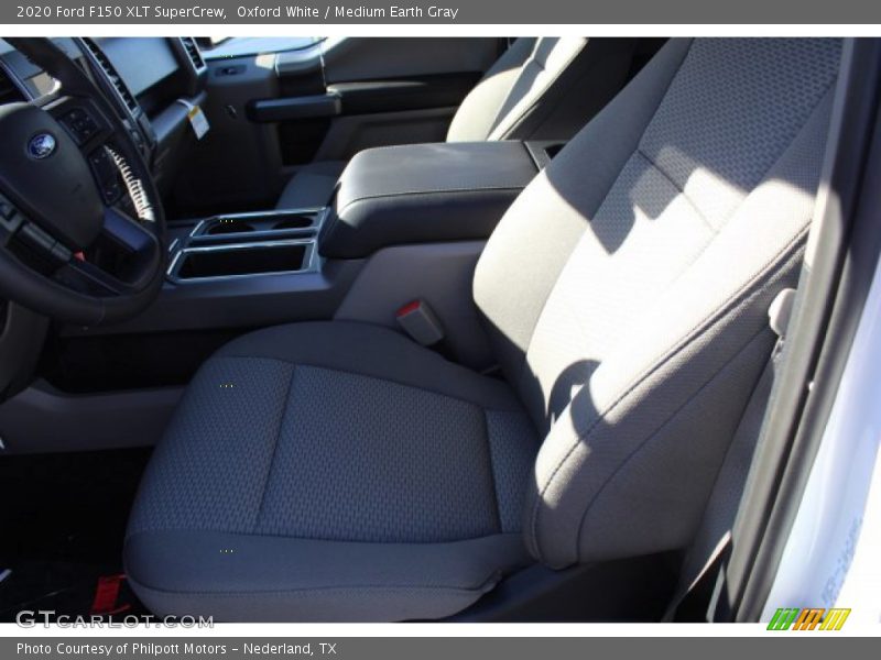 Oxford White / Medium Earth Gray 2020 Ford F150 XLT SuperCrew