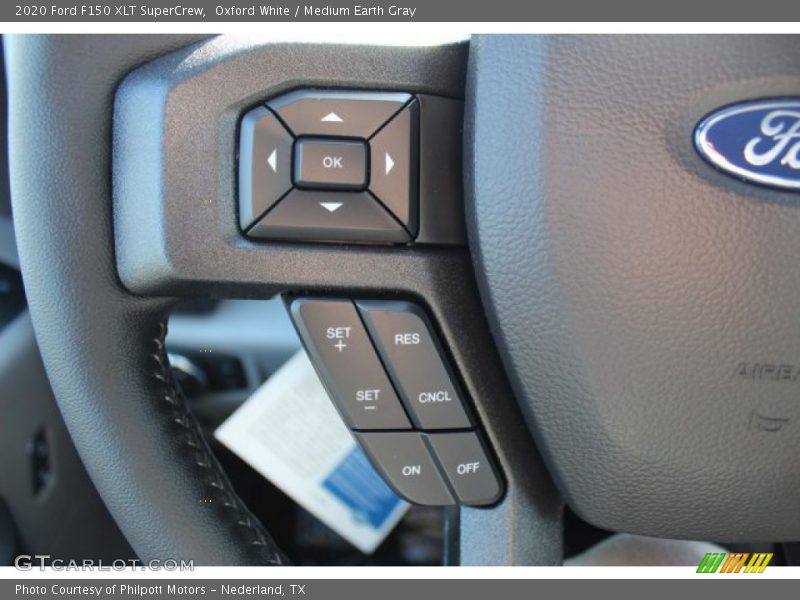Oxford White / Medium Earth Gray 2020 Ford F150 XLT SuperCrew