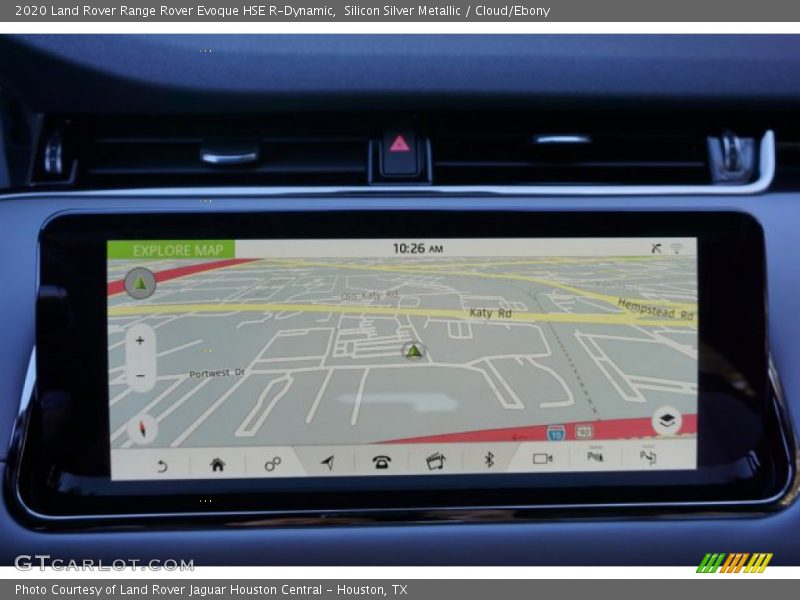 Navigation of 2020 Range Rover Evoque HSE R-Dynamic