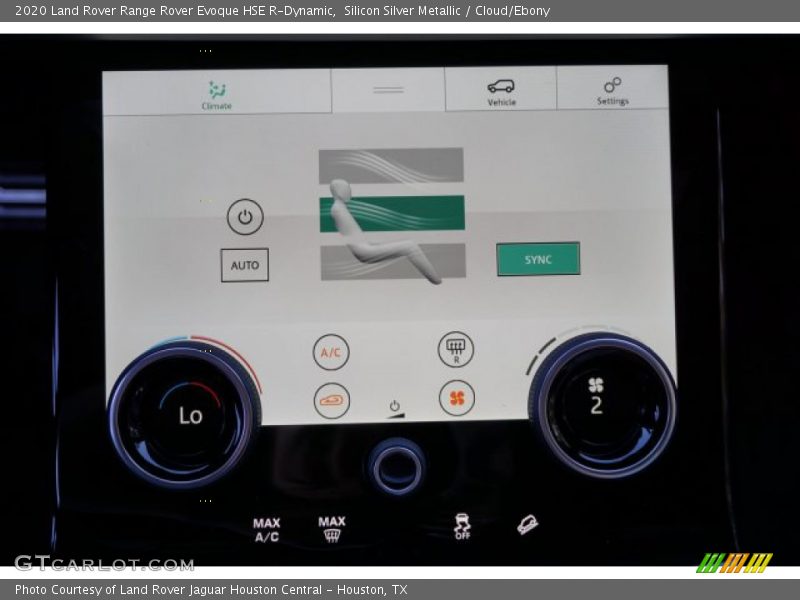 Silicon Silver Metallic / Cloud/Ebony 2020 Land Rover Range Rover Evoque HSE R-Dynamic