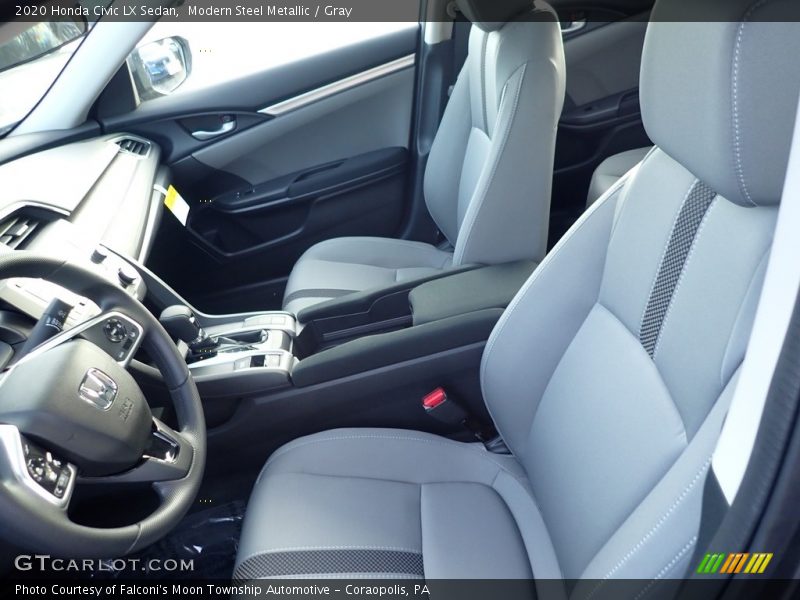 Modern Steel Metallic / Gray 2020 Honda Civic LX Sedan