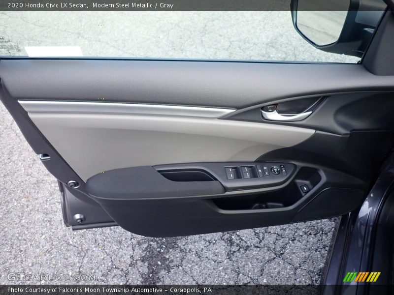 Modern Steel Metallic / Gray 2020 Honda Civic LX Sedan